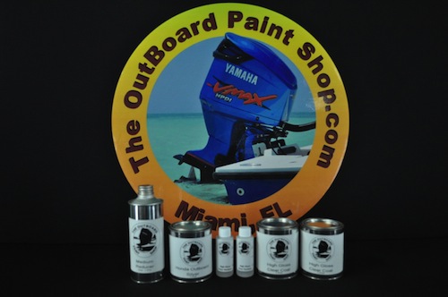 Honda outboard silver paint #2